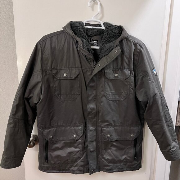 Kuhl Other - Kuhl Mens XL Metal Grey Projekt Kollusion Sherpa Lined M65 Field Coat.